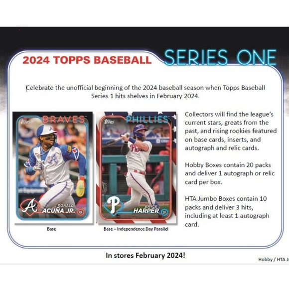 2024 Topps Series 1 Baseball Hanger Box - Picture 7 of 8